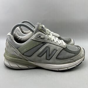 New Balance 990v5 Running Shoes Women Size 7.5 D Wide Gray Made In USA Sneakers